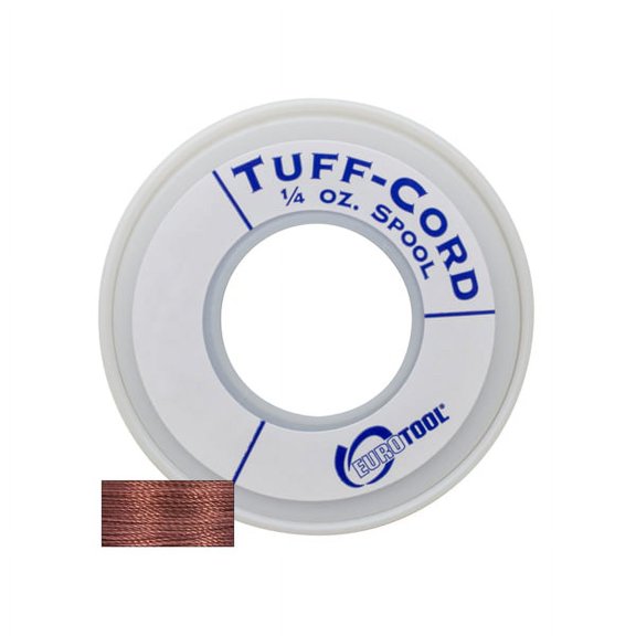 Tuff-Cord Beading Cord, Burgundy, Size 1, 98 Yards