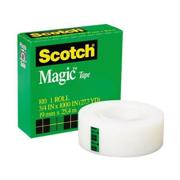 Scotch Magic Tape [Invisible Matte Finish]: 3/4 in. x 1000 in. (Translucent) 1-pack