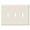 Biscuit, variant on Amerelle 3000TW Metro Wallplate, 1 Toggle, Ceramic, White, 1-Pack