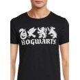 thumbnail image 5 of Harry Potter Men's & Big Mens Gryfinder & Hogwarts Graphic Tee Shirts, 2-Pack, Sizes S-5XL, 5 of 6
