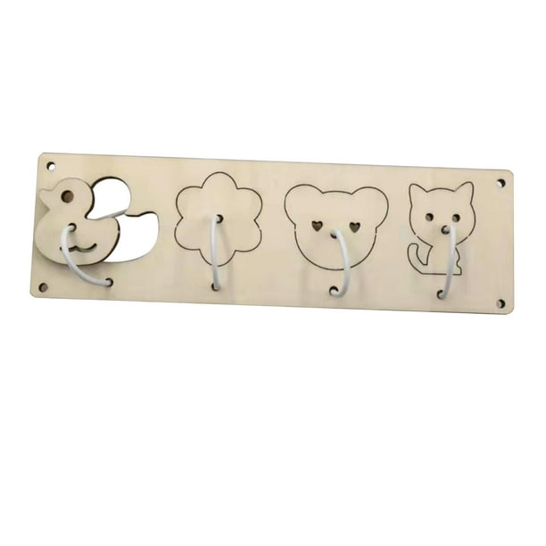 Tablero ocupado para niños, accesorios de bricolaje, material de ayuda para la enseñanza de la educación temprana, tablero de actividades de , Coincidencia de animales