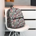 thumbnail image 3 of Wukai Daisies Flowers Versatile Backpack:Spacious,Organized,Comfortable,Ideal for Travel and Everyday Use with Multiple Pockets and Padded Straps, 3 of 8
