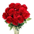 thumbnail image 1 of Red Rose Symbolism, Eternal Memory Gift, Celebrate Life's Moments With 12 Non-Toxic Durable Artificial Silk Roses, Suitable For Any Celebration, 1 of 6