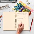 thumbnail image 5 of Spiral Notebooks Pineapple with Glasses 60 Sheets 120 Pages A5 Journal Notepad 8.3x5.7 Inch Thick Adjustable College Ruled Paper, 5 of 8
