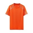 thumbnail image 3 of Vmvidoty Men's Short Sleeve Moisture Wicking Active Performance Crew Neck Tee Orange 5XL, 3 of 7