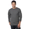thumbnail image 2 of Bayside USA L/S 100% T Charcoa, 2 of 2