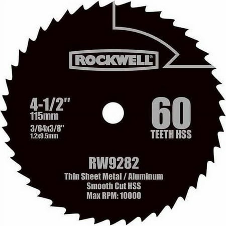

Rockwell Compact Circular Saw 4.5-Inch Hss Blade