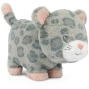 GUND Baby Safari Friends Collection Plush Leopard with Chime, Sensory Toy Stuffed Animal for Babies and Newborns, Gray/Pink, 7"