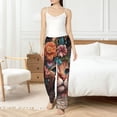 thumbnail image 4 of Pofeuu Flower Crown Cat Print Women's Fashion Pajama Pants with Pockets Comfy Drawstring Sleep Lounge Bottoms-Medium, 4 of 6