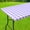 Purple and White, variant on Rectangle Picnic Table Cloth, Elastic Waterproof Fitted Vinyl Tablecloths, Flannel Backed Buffalo Plaid Table Covers for Dining, Camping, Outdoor (Black and White, 30" x 60")