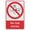 Warning Sign 6, variant on Permit Zone Right Outdoor Metal Sign - 8"x12" - For Business Workplace Office Home Delivery Garden Areas