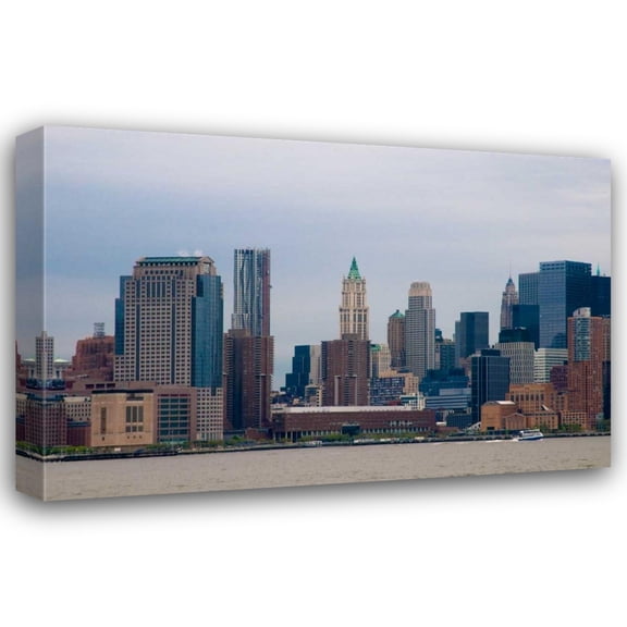 Erin Berzel 24x17 Gallery Wrapped Canvas Wall Art Titled - Manhattan Cityscape II