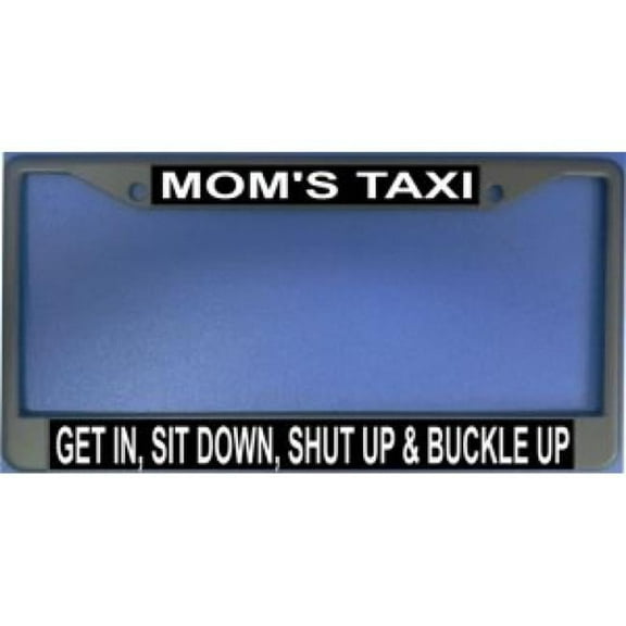212 Main LPO1190 Moms Taxi Photo License Plate Frame, Free Screw Caps