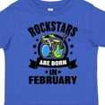 thumbnail image 4 of Inktastic Rockstars Are Born in February Birthday Boys or Girls Toddler T-Shirt, 4 of 5