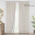 thumbnail image 2 of Cortinas Vision Home de lino natural plisado y opaco, 2 of 9