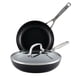 thumbnail image 1 of Juego de sartenes de inducción anodizadas duras KitchenAid de 3 piezas, 1 of 8