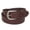 Brown, variant on Men's Big & Tall Leather Bridle Belt with Hidden Elastic