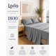 thumbnail image 2 of Juego de Sabanas Premium Tacto Egipcio 1800 hilos, Laila Comfort, 2 of 8