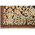 thumbnail image 4 of Nourison Graphic Illusions 7'9" x 10'10" Chocolate Damask Indoor Rug, 4 of 5