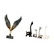 thumbnail image 5 of Estatua de jirafa de resina con extendidas, escultura, adorno de Feng Shui, figuras decorativas de cerámica, centro de mesa creativo moderno para, 5 of 8