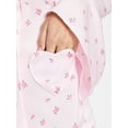 thumbnail image 5 of No Boundaries Sleepwear Satin Robe, Women's XS-XXL, 5 of 6