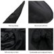 thumbnail image 4 of 3 Pcs Halloween Witch Hats Black Spider Bat Witch Hat Large Ruched Hats Women Costume Accessory for Halloween Cosplay Party, 4 of 4