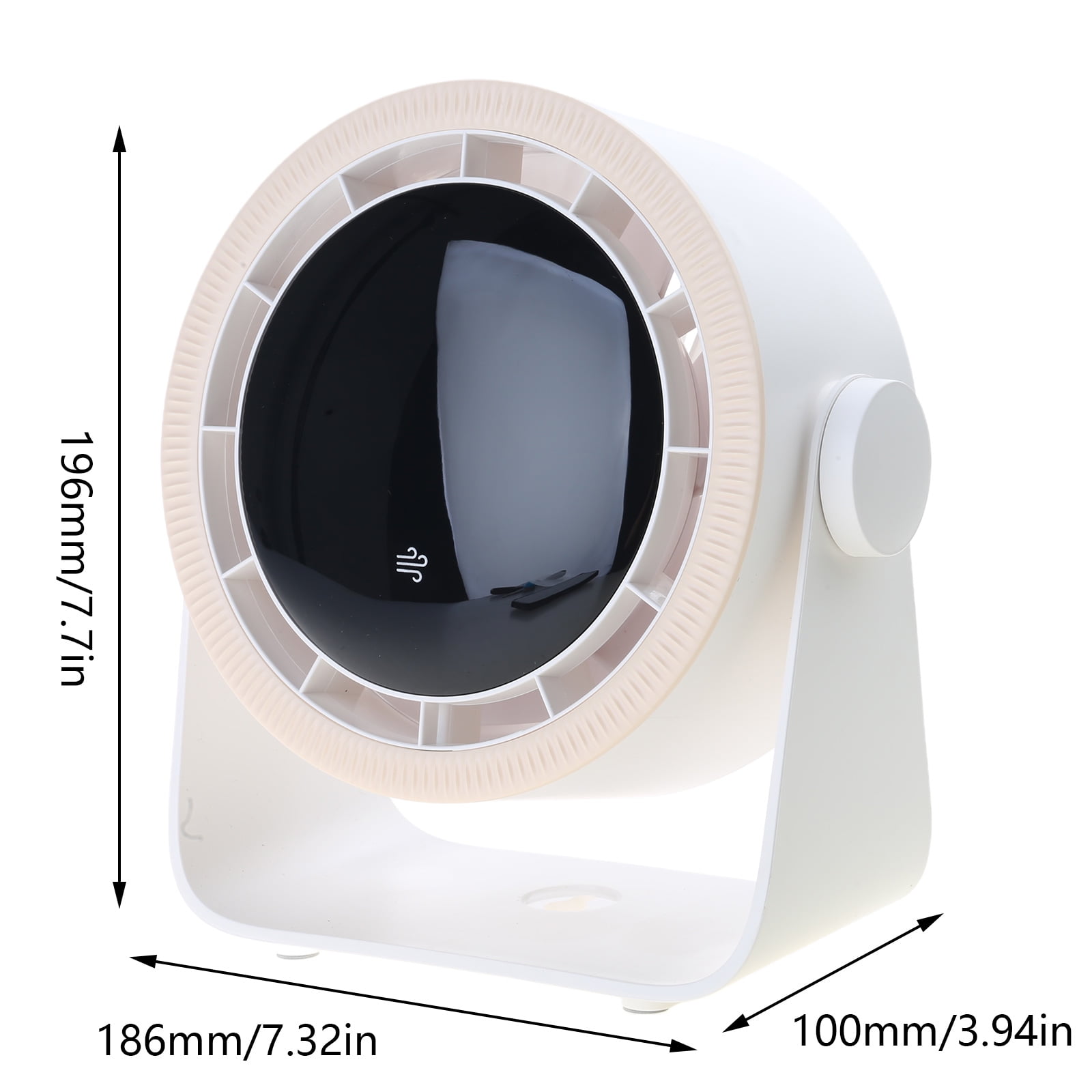 USB Rechargeable Desk Fan Hangings Ceiling Fan 3600mAh Operated 100 Speed Hangings Fan for Home Bathroom Kitchen
