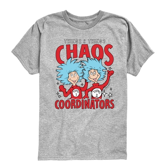 The Cat in the Hat - Chaos Coordinatiors The Things - Youth Boys Short Sleeve Graphic T-Shirt
