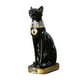 thumbnail image 2 of Estatua de la diosa gata Bastet, figura decorativa de animal, gatito, color negro antiguo 9x12x235cm, 2 of 9