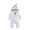 White, variant on Boys Cartoon Romper Jumpsuit Cute Baby Outfit Hooded Comfortable Playwear Soft Toddler Clothes