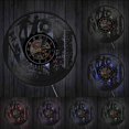 thumbnail image 1 of Fire Station Fire Department Vinyl Record Clock Watch Art First Responder Emergency Firefighter Fireman Room Décor, 1 of 8