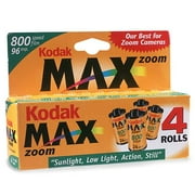 Kodak MAX 800-Speed Color Film, 96 Exposures