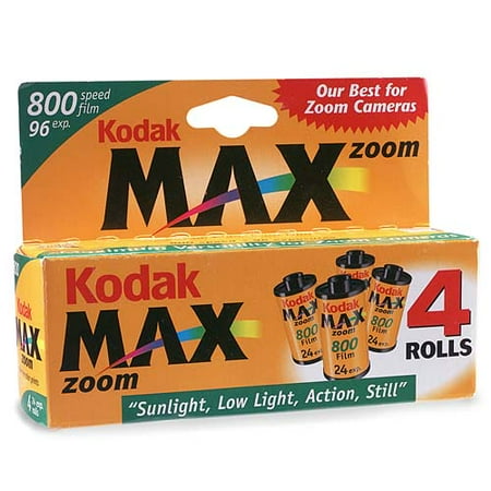 Kodak MAX 800-Speed Color Film, 96 Exposures