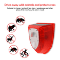 thumbnail image 2 of Alarm Animal Repellent Anti Wild Boar Drive Professional Alarm Anti-Theft Flashing Remote Control Siren Sensor Alarm, 2 of 6