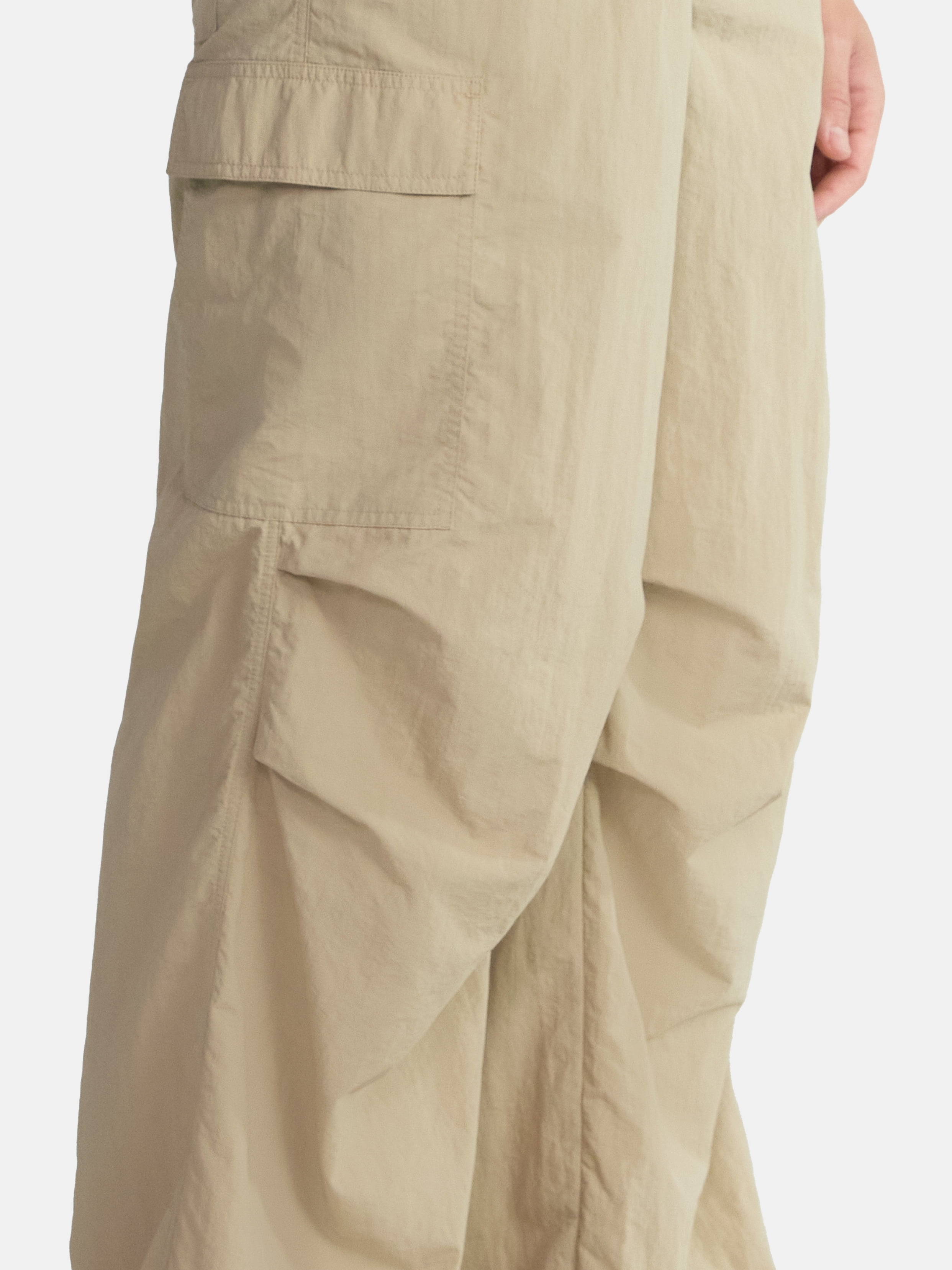 No Boundaries Nylon Parachute Cargo Pants, Men's & Big Men's