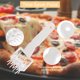 thumbnail image 3 of Rodillo para masa de pizza Uxcell de plástico, rodillo para burbujas con picos para uso en galletas en casa y comercial, 20 cm/7.9", 3 of 6