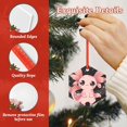 thumbnail image 4 of Sikiie Cute Axolotl Sakura Blossoms B Acrylic Christmas Ornament Pendant Christmas Ornaments Hanging Ornament for Christmas Winter New Year Party -Hexagon, 4 of 7