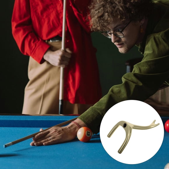 OUNONA Bâtons de Table de Billard Pont avec Trace de Nez d'Éléphant Doré pour Pièces 1 Ensemble 5.89x4.32x3.34 Po