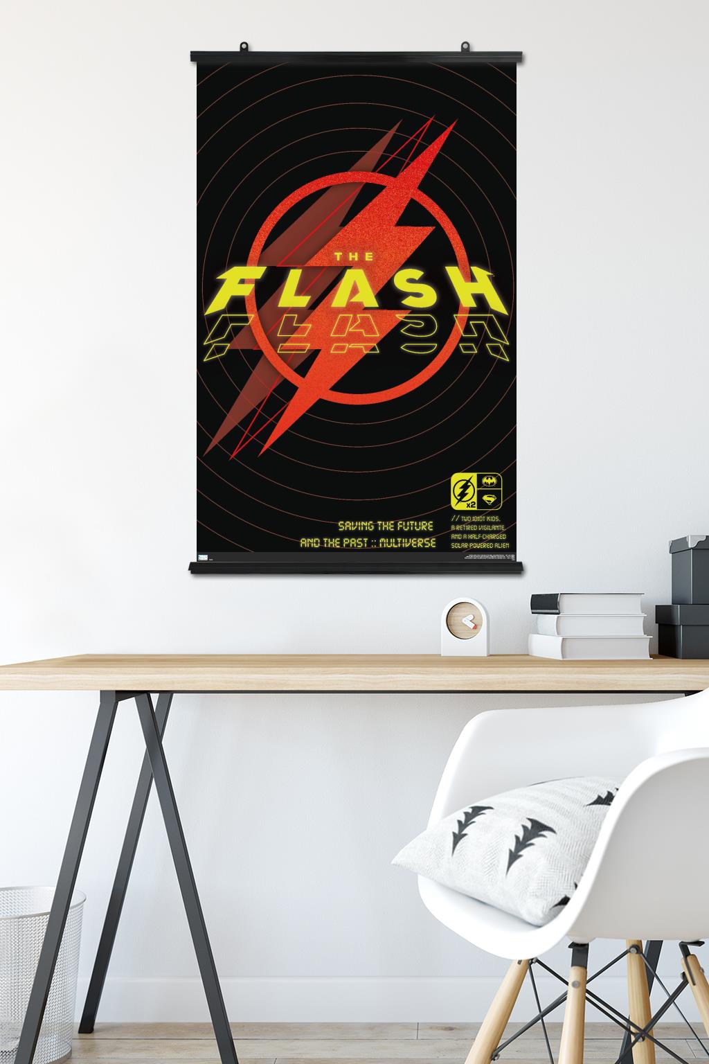 DC Comics Movie The Flash - Saving The Future & The Past Wall Poster, 22.375" x 34"
