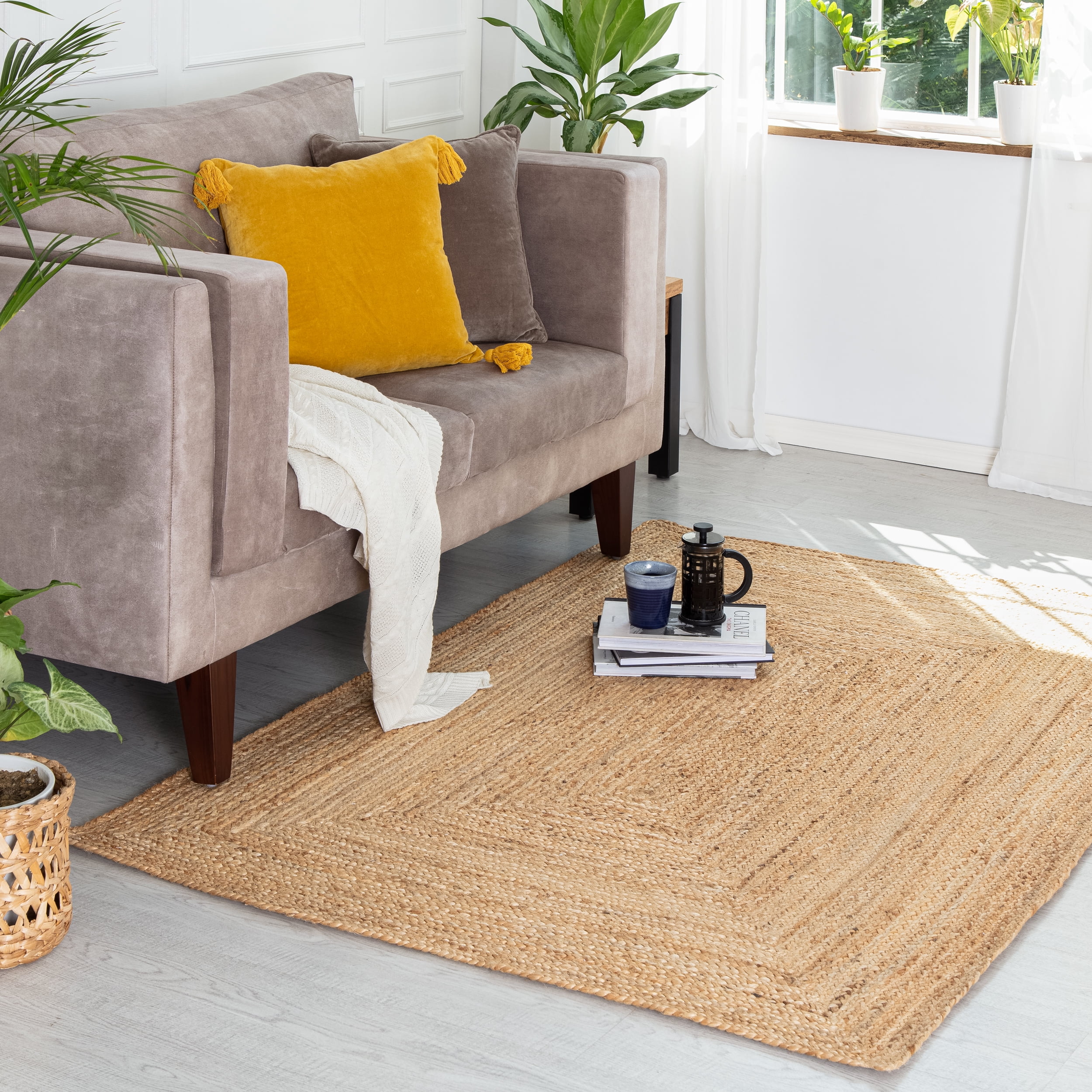Anji Mountain 3' x 5' Kerala Natural Jute Rug