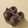 thumbnail image 2 of Capybara Plush Slippers for Family, Soft Warm Indoor House Shoes, Cozy Anti-Slip Sole, Cute Animal Design, Fluffy Winter Home Bedroom Slippers, Gift for Women and Men, 2 of 8