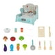 thumbnail image 3 of Juego de cocina para niños, juego de simulación, recuerdos de fiesta preescolar, motricidad fina para jardín de infantes Conjunto azul B, 3 of 9