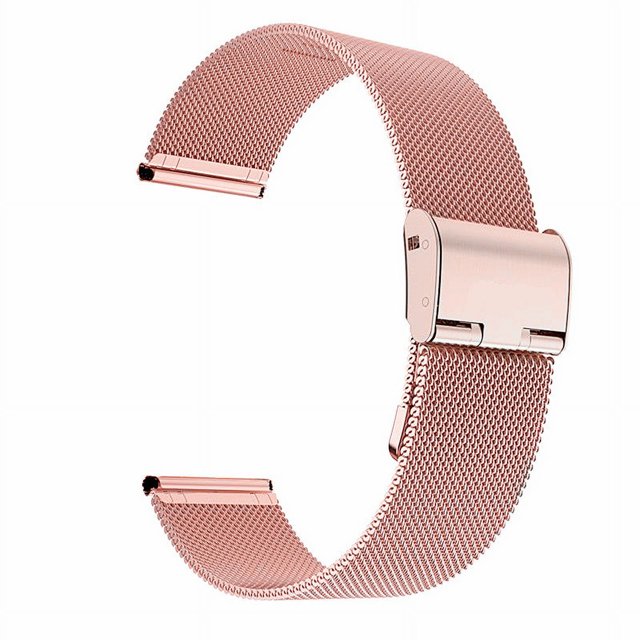 Correa de metal Milan con cierre a presión compatible con Huawei GT2 3 Three Star Galaxy Watch 3 Correa de acero