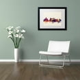 thumbnail image 3 of Trademark Fine Art "Rome Italy Skyline" Canvas Art by Michael Tompsett, White Matte, Black Frame, 3 of 4