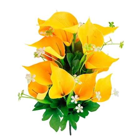 Artificial Silk Flowers for Home Decor Office Wedding Table Centerpiece Arrangements Realistic Fake Water Lily with Flexible for Vase Decoration Living Room Bedroom Party Gift 1PCS