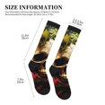 thumbnail image 4 of Pofeuu Butterfly Flower Plant Skull Print Compression Socks for Women & Men Circulation - Best Support for Nurses,Running,Athletic,Sports, 4 of 7