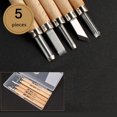 thumbnail image 3 of 1 Set Wood Carving Chisels Knife Basic Cut Detailed Woodworking Gouges DIY Hand Tools, 3 of 8