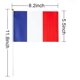 thumbnail image 3 of UEFA EURO France Flag French Small Stick Mini Hand Held Flags Decorations 1 Dozen (12 pack), 3 of 5