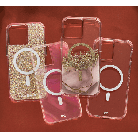 Case-Mate - Soap Bubble Hardshell Case w/ MagSafe w/ Antimicrobial for iPhone 13 - Iridescent