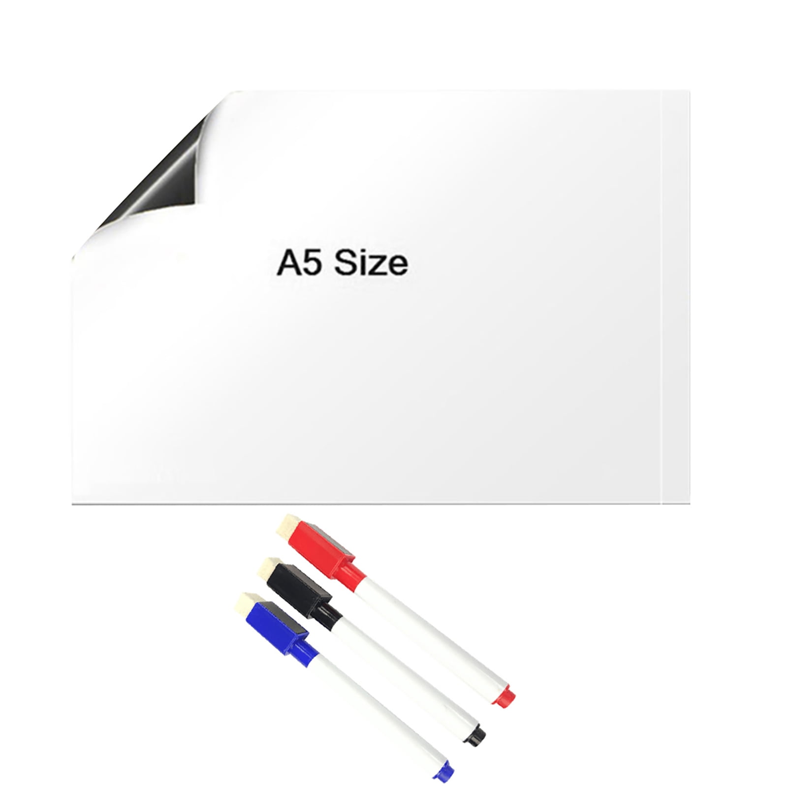 Dry Erase Sheets, Self-Adhesive, White, 5 Sheets per Pack, 3 Packs